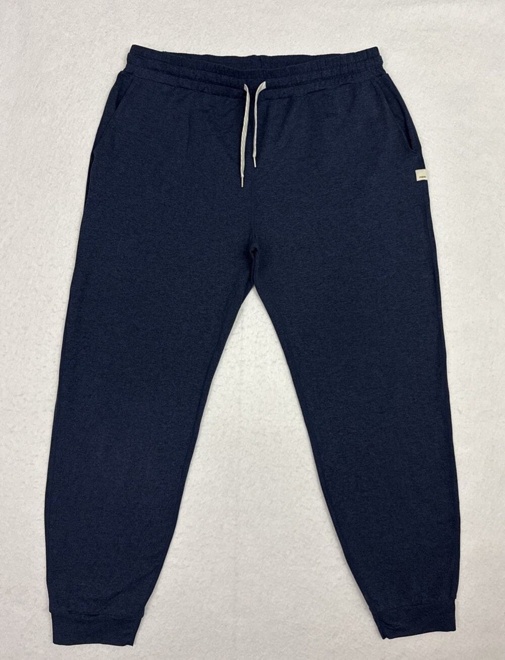 Vuori Ponto Performance Joggers Mens Large Blue DreamKnit Stretch Sweatpants